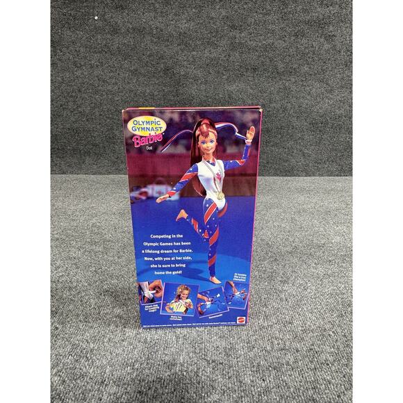 Vintage 1996 Olympic Gymnast Barbie Doll Atlanta Mattel 15125 New in Box USA - Picture 4 of 11